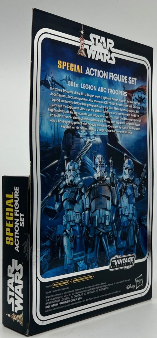 HASBRO STAR WARS VINTAGE COLLECTION SPECIAL SET 501st LEGION ARC TROOPERS
