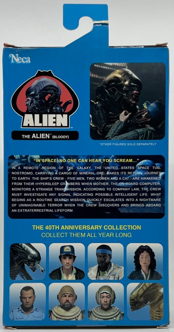 NECA ALIEN 40TH ANNIVERSARY XENOMORPH (BLOODY) ACTION FIGURE