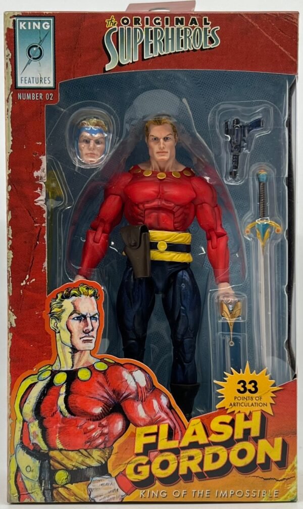 NECA ORIGINAL SUPER HEROES FLASH GORDON