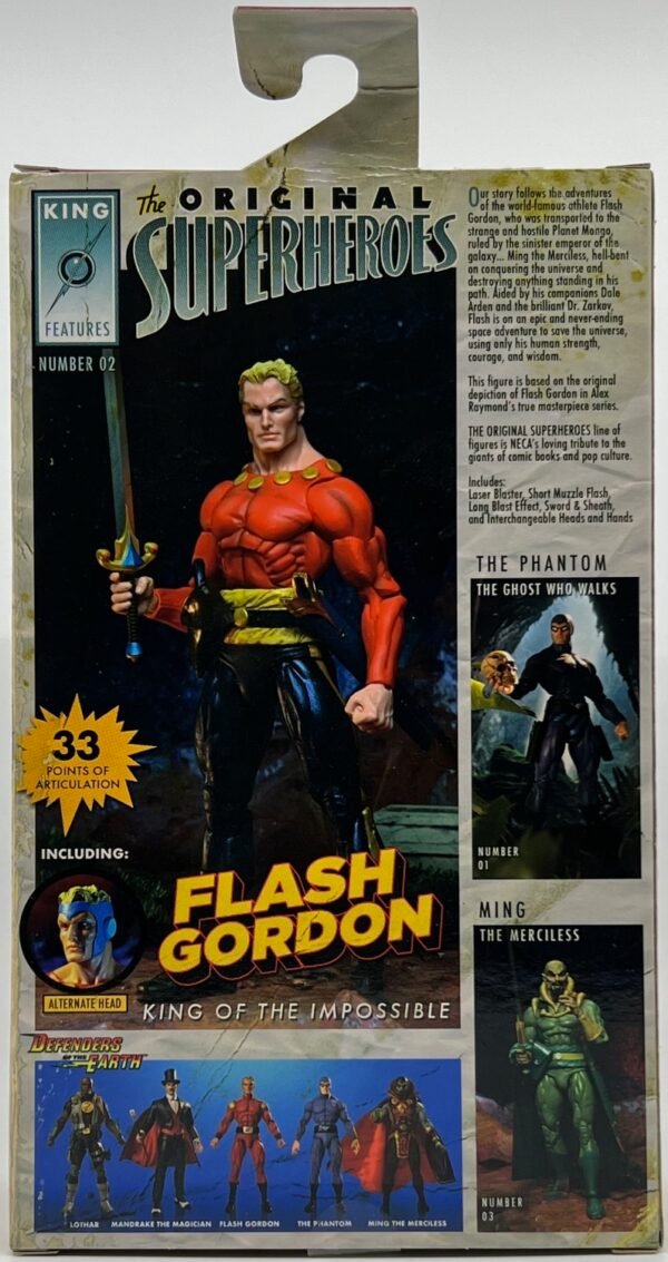 NECA ORIGINAL SUPER HEROES FLASH GORDON