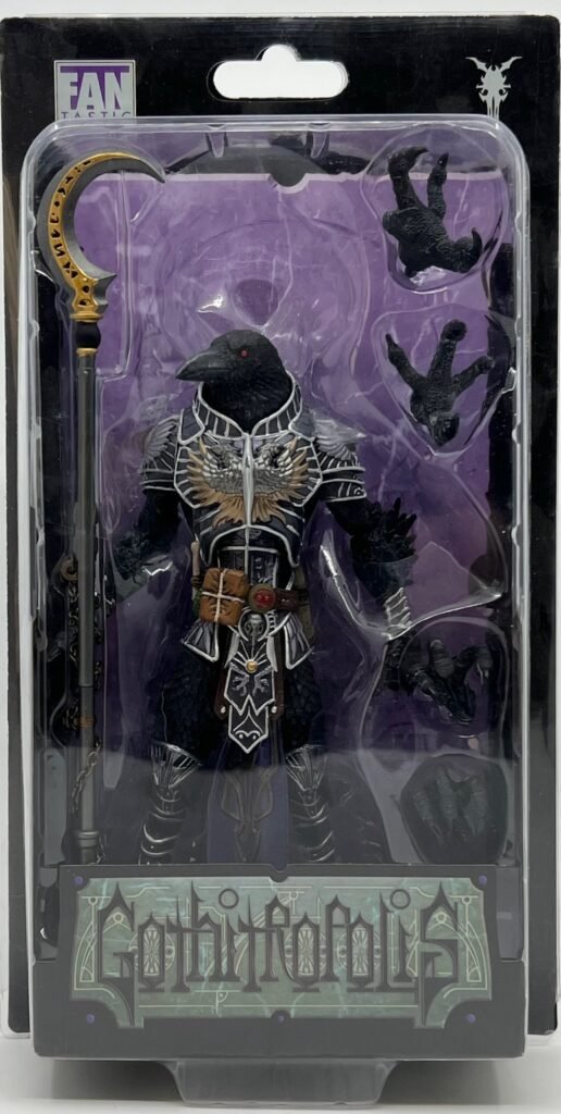 FOUR HORSEMEN  Gothitropolis Mythic Legions DECIMUS HRABBRAN Action Figure (Black Crow).