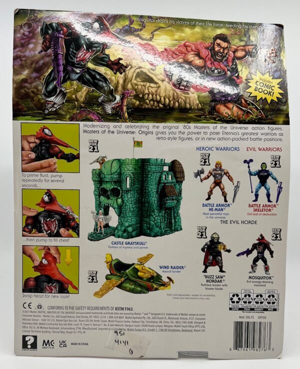 MATTEL MASTERS OF THE UNIVERSE ORIGINS MOSKITOR MOTU 2022