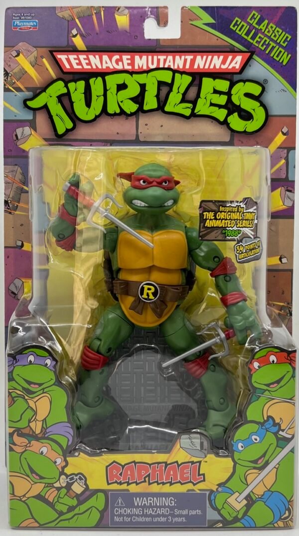 PLAYMATES TEENAGE MUTANT NINJA TURTLES RAPHAEL CLASSIC COLLECTION 2012 TMNT