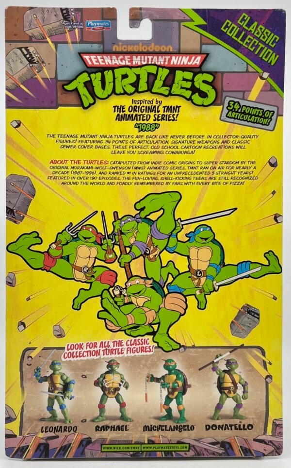 PLAYMATES TEENAGE MUTANT NINJA TURTLES RAPHAEL CLASSIC COLLECTION 2012 TMNT