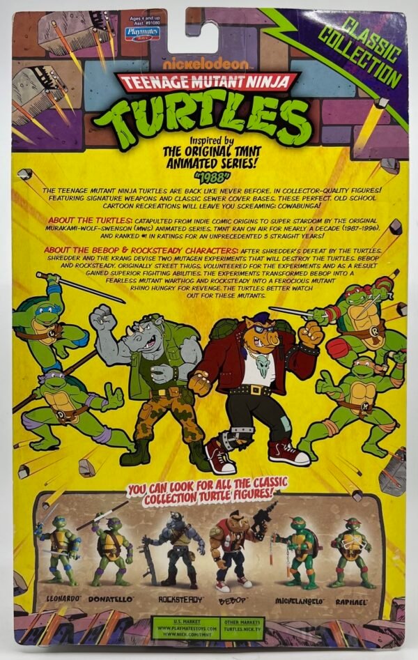 IMG_4987 PLAYMATES TEENAGE MUTANT NINJA TURTLES ROCKSTEADY CLASSIC COLLECTION 2012 TMNT