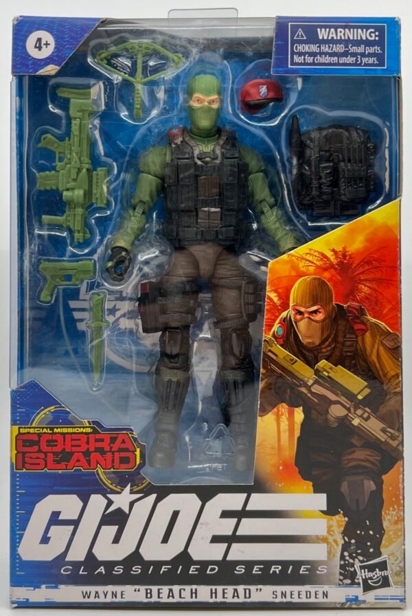 HASBRO GI JOE CLASSIFIED BEACH HEAD