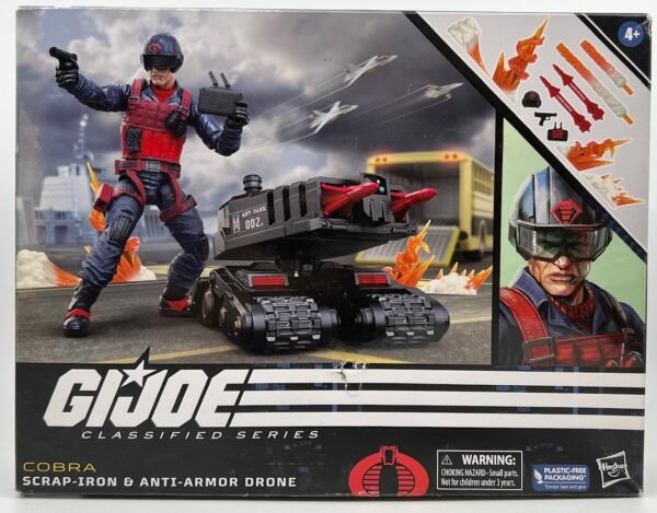 HASBRO GI JOE CLASSIFIED COBRA SCRAP IRON