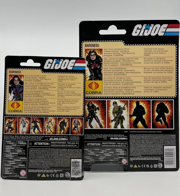 HASBRO GI JOE CLASSIFIED AND ANNIVERSARY BARONESS WALMART EXCLUSIVE SET