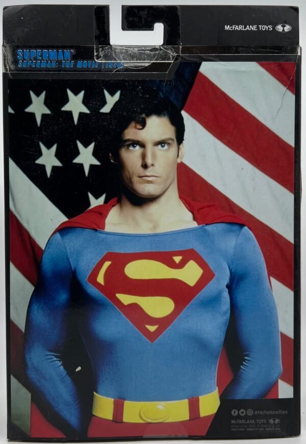 MCFARLANE SUPERMAN 1978 MOVIE STORE EXCLUSIVE PLATINUM EDITION