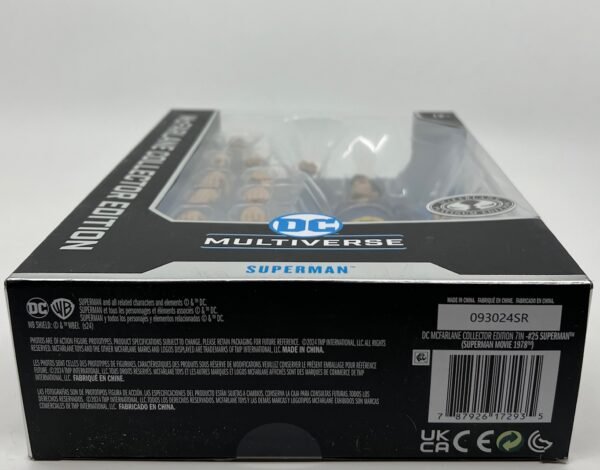 MCFARLANE SUPERMAN 1978 MOVIE STORE EXCLUSIVE PLATINUM EDITION