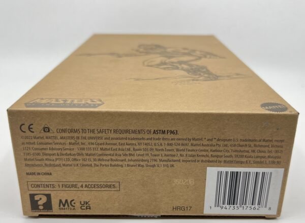 MATTEL CREATIONS EXCLUSIVE MASTERS OF THE UNIVERSE 2022 WUN-DAR ACTION FIGURE HE MAN MOTU