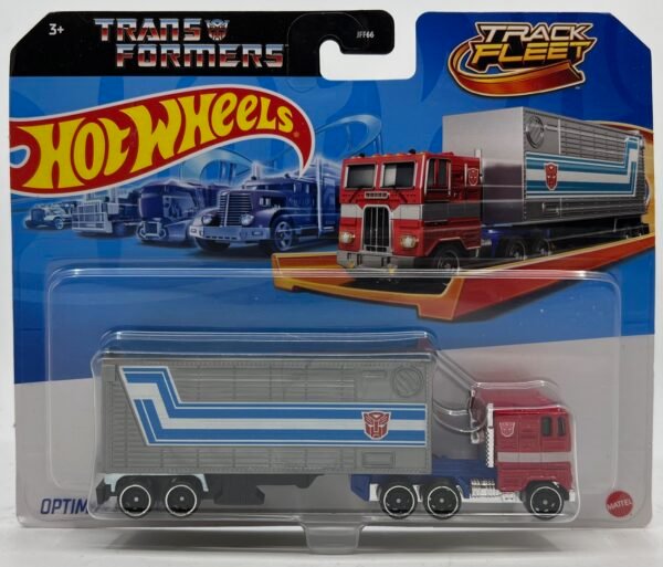 MATTEL HOT WHEELS TRANSFORMERS OPTIMUS PRIME TRACK FLEET
