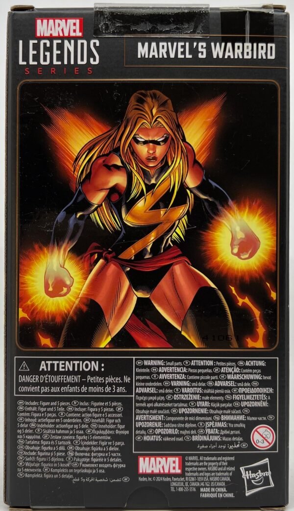 HASBRO MARVEL LEGENDS MS MARVEL WARBIRD 85 YEARS