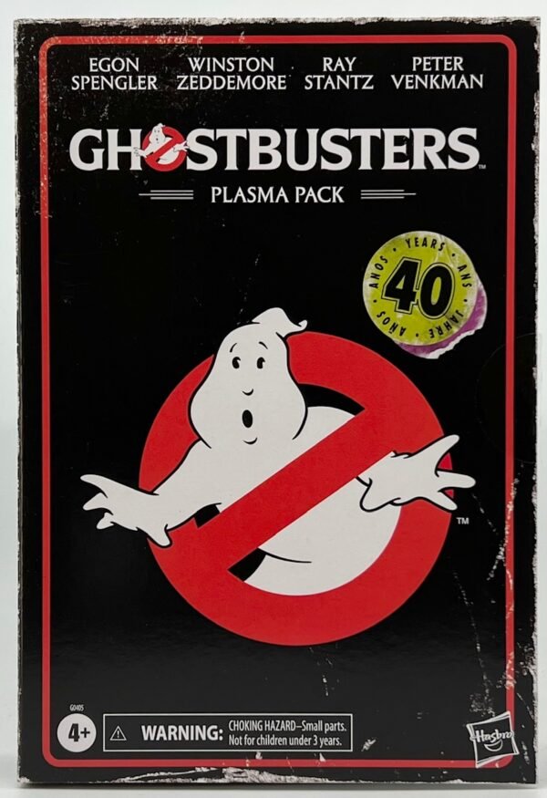 HASBRO GHOSTBUSTERS PLASMA PACK "O" RING ACTION FIGURES 40 YEARS