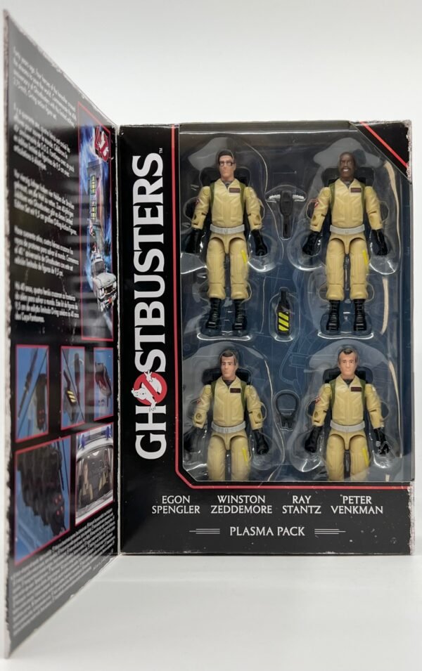 HASBRO GHOSTBUSTERS PLASMA PACK "O" RING ACTION FIGURES 40 YEARS