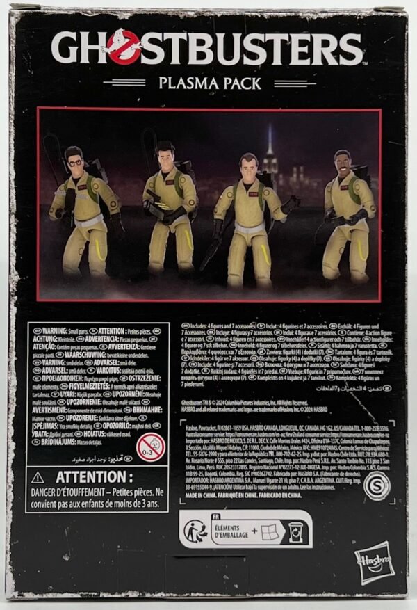 HASBRO GHOSTBUSTERS PLASMA PACK "O" RING ACTION FIGURES 40 YEARS