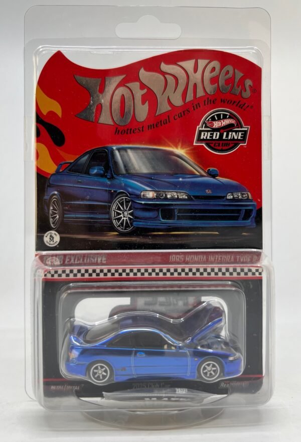 HOT WHEELS RLC 1995 HONDA INTEGRA TYPE R BLUE