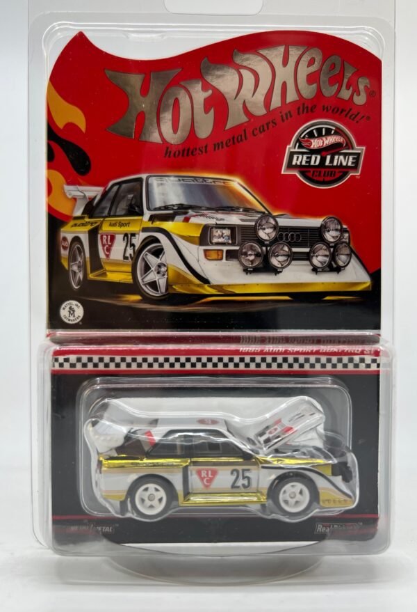 MATTEL HOT WHEELS RED LINE AUDI SPORT QUATTRO S1 2025 MATTEL CREATIONS EXCLUSIVE