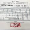 CAPTAIN AMERICA PRINT LITHOGRAPH BY ALEX ROSS SIGNED WITH COA SDCC EXCLUSIVE 25/100