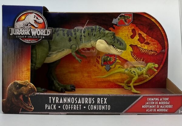 MATTEL JURASSIC WORLD TYRANNOSAURUS BULL LEGACY COLLECTION 2018 RETIRED NEW