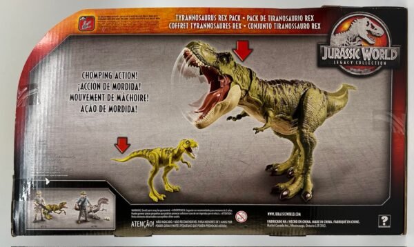 MATTEL JURASSIC WORLD TYRANNOSAURUS BULL LEGACY COLLECTION 2018 RETIRED NEW