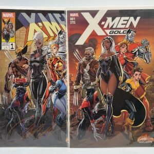 MARVEL COMICS X-MEN GOLD #1 SET BY J SCOTT CAMPBELL ONLY ONE SIGNED WITH COA