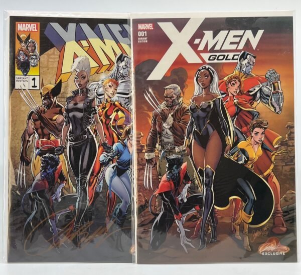 IMG_0358 MARVEL COMICS X-MEN GOLD #1 SET BY J SCOTT CAMPBELL ONLY ONE SIGNED WITH COA