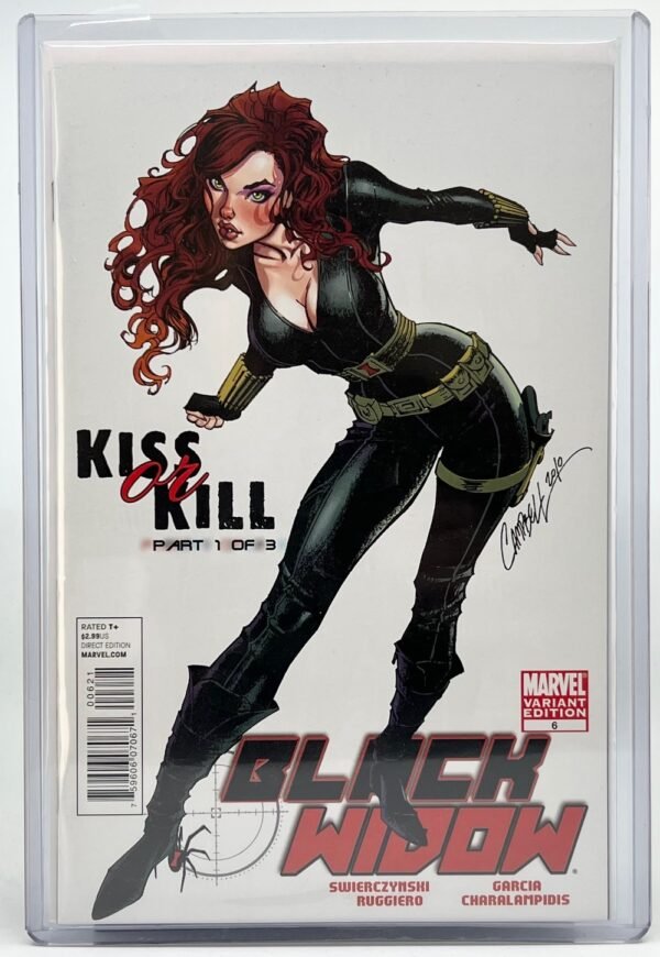 MARVEL COMICS BLACK WIDOW #6 BY J.SCOTT CAMPBELL (Good condition)VARIANT 2010