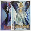 MARVEL COMICS X MEN BLACK EMMA FROST MYSTIQUE BY J SCOTT CAMPBELL SET OF 2 SIGNED WITH COA