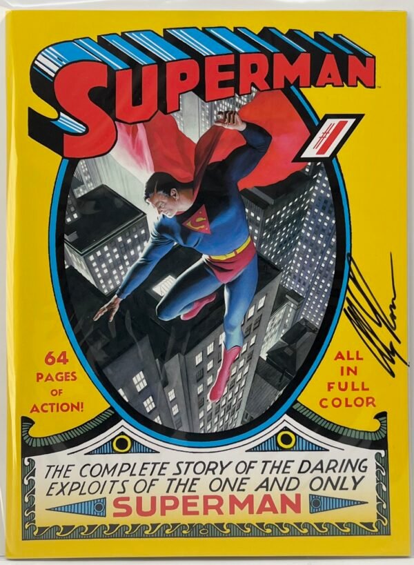 IMG_0460 (1) DC COMICS SUPERMAN 1 BY ALEX ROSS SIGNED WITH COA