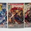 PETER PARKER THE SPECTACULAR SPIDER MAN 2017 3 SET BY J SCOTT CAMPBELL SIGNED WITH COA