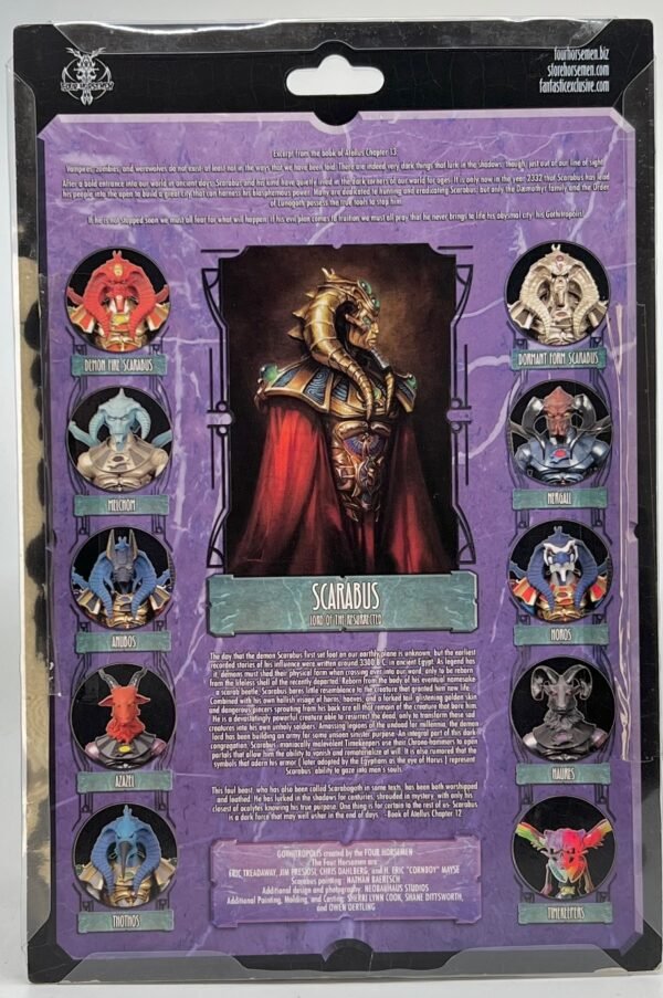 FOUR HORSEMEN GOTHITROPOLIS SCARABUS ANUBOS RARE 2011 NEW