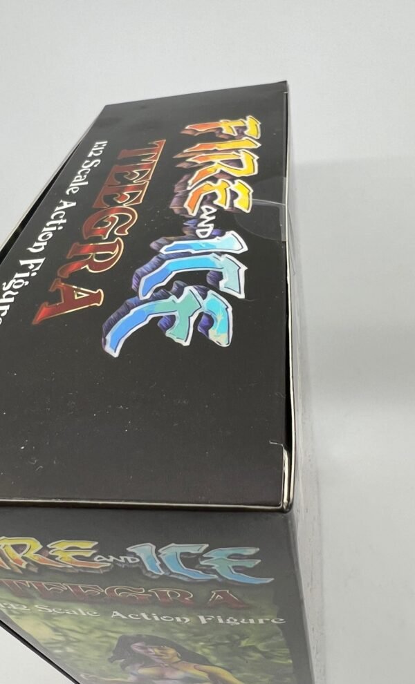 FRAZETTA GIRLS FIRE AND ICE TEEGRA 1/12 ACTION FIGURE NEW ICONS COLLECTIBLES WITH PANTHER