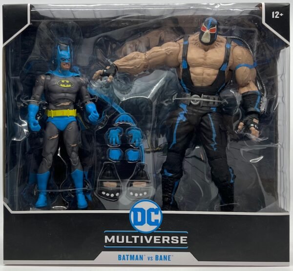 MCFARLANE DC MULTIVERSE BATMAN: KNIGHTFALL BATMAN VS BANE 2 PACK ACTION FIGURES