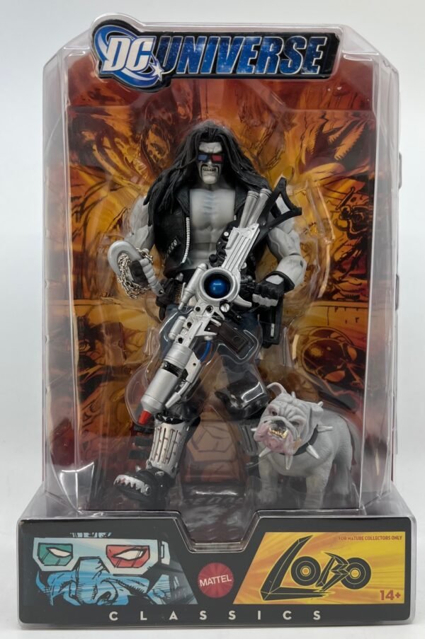 MATTEL 2008 DC UNIVERSE DC CLASSICS LOBO action figure with Dawg sealed new SDCC exclusive