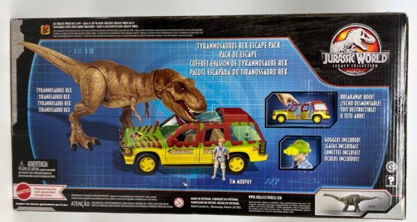 MATTEL JURASSIC WORLD LEGACY COLLECTION T REX ESCAPE EXPLORER PACK