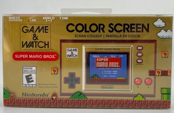 NINTENDO GAME & WATCH SUPER MARIO BROS COLOR SCREEN 35TH ANNIVERSARY CONSOLE NEW