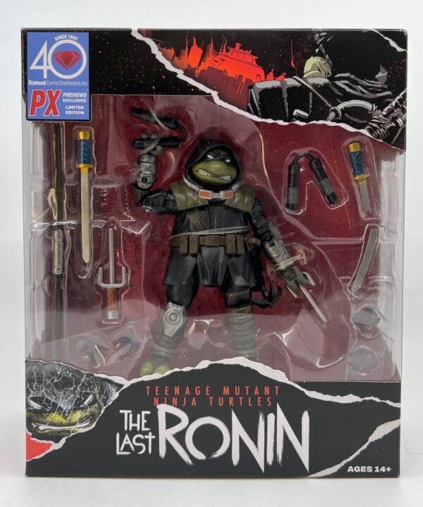 PLAYMATES THE LAST RONIN TEENAGE MUTANT NINJA TURTLES ACTION FIGURES TMNT 2025 SET OF 2 DIAMOND PX EXCLUSIVE