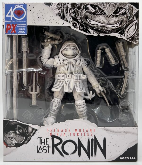PLAYMATES THE LAST RONIN TEENAGE MUTANT NINJA TURTLES ACTION FIGURES TMNT 2025 SET OF 2 DIAMOND PX EXCLUSIVE