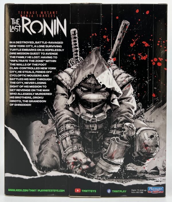 PLAYMATES THE LAST RONIN TEENAGE MUTANT NINJA TURTLES ACTION FIGURES TMNT 2025 SET OF 2 DIAMOND PX EXCLUSIVE