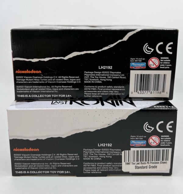 PLAYMATES THE LAST RONIN TEENAGE MUTANT NINJA TURTLES ACTION FIGURES TMNT 2025 SET OF 2 DIAMOND PX EXCLUSIVE
