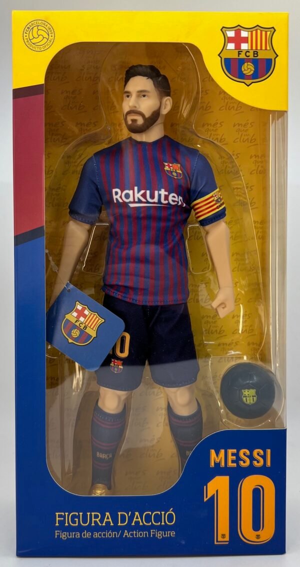 MESSI BARCELONA FC STORE OFFICIAL ACTION FIGURE DOLL 12 INCHES SCALE