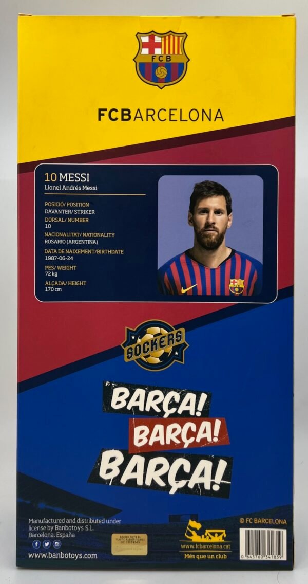 MESSI BARCELONA FC STORE OFFICIAL ACTION FIGURE DOLL 12 INCHES SCALE