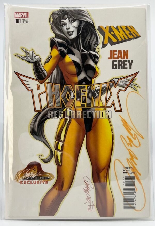 IMG_0336 J SCOTT CAMPBELL PHOENIX RESURRECTION COVER E SIGNED WITH COA