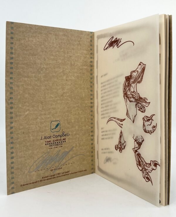 IMG_0354 J SCOTT CAMPBELL 2005 SKETCHBOOK SDCC EXCLUSIVE SIGNED