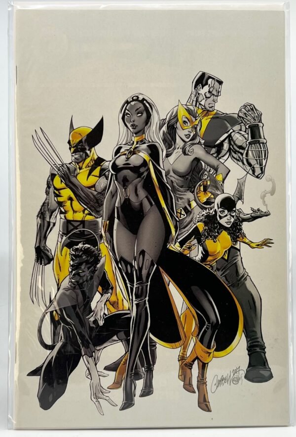 X-MEN GOLD COVER A & B (only cover A is signed) BY J SCOTT CAMPBELL SIGNED WITH COA