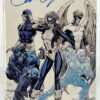 X-MEN BLUE COVER C (virgin version/chase) BY J SCOTT CAMPBELL SIGNED WITH COA