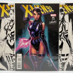 X-MEN 92 001 VARIANT EDITION PSYLOCKE COVER BY J SCOTT CAMPBELL SET OF 3