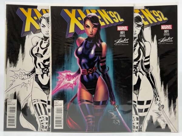 X-MEN 92 001 VARIANT EDITION PSYLOCKE COVER BY J SCOTT CAMPBELL SET OF 3