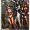 ZENESCOPE REALM WAR 1& 2 AND OZ ONE SHOT COVER BY J SCOTT CAMPBELL SET OF 3 (to complete the full mosaique).